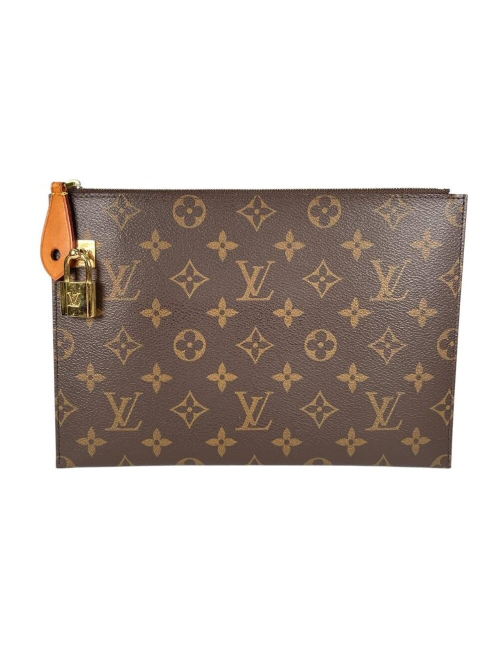 Louis Vuitton Carrousel Pouch Monogram Canvas Brown